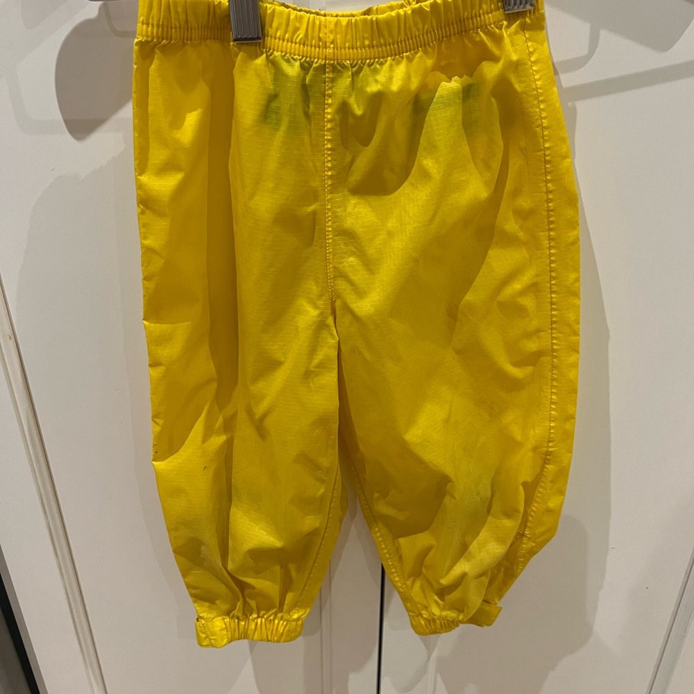 L.L. Bean Kids Yellow splash pants 3t